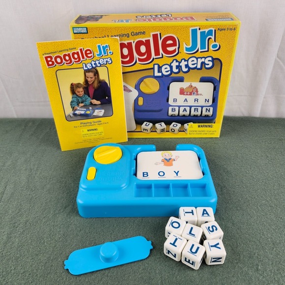 Parker Brothers Other - Boggle Jr. Letters Preschool Spelling‎ Game  Vintage 1992 Complete Parker Bros
